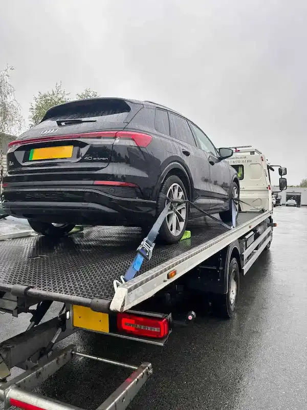 Audi e-tron electric SUV transport service