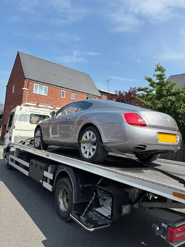 Bentley Continental GT prestige car transport in Cheshire