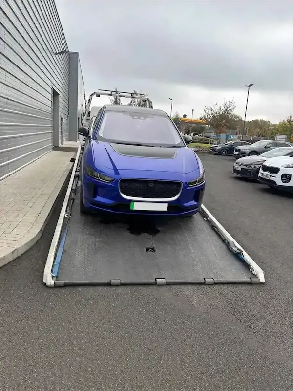 Jaguar I-Pace electric vehicle transport service