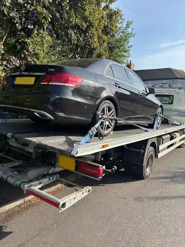 Mercedes E-Class executive car recovery service